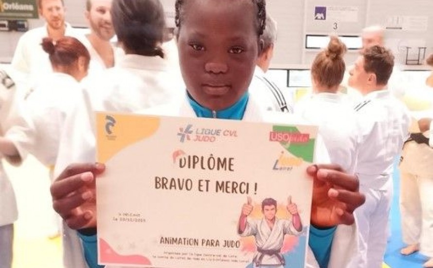 Bravo à Ariella pour sa 1ère animation para-judo