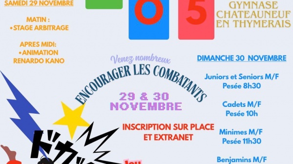 Tournoi club Châteauneuf en Thymerais, Dimanche 30 Novembre