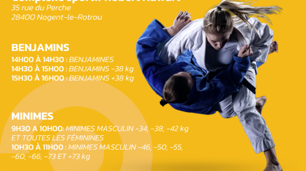TOURNOI JEC MINIMES ET BENJAMINS SAMEDI 15 NOVEMBRE A NOGENT LE ROTROU